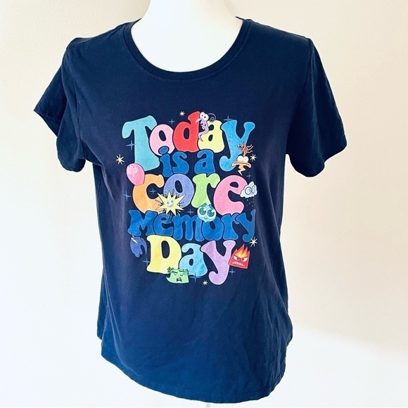 Disney Pixar Inside Out 2 "Today Is A Core Memory Day" T-Shirt - Size M - COTTON - Picture 3 of 8